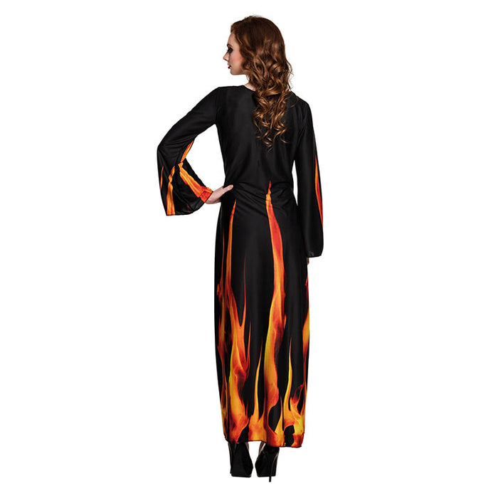 Kostüm Lady Feuer & Flamme Kleid Gr.44/46