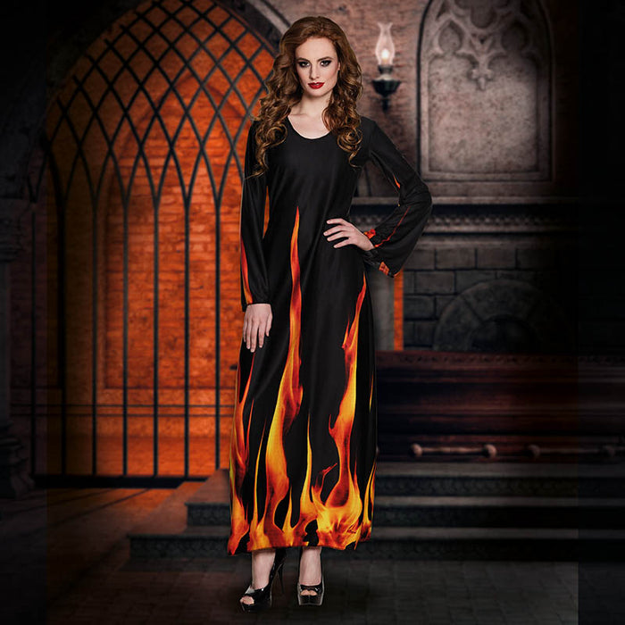 Kostüm Lady Feuer & Flamme Kleid Gr.44/46