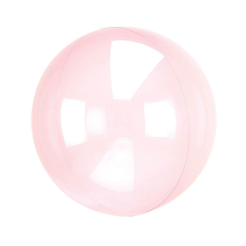 LED Ballon Rund 18/24" ca. 45cm/55cmØ m.V. Pink