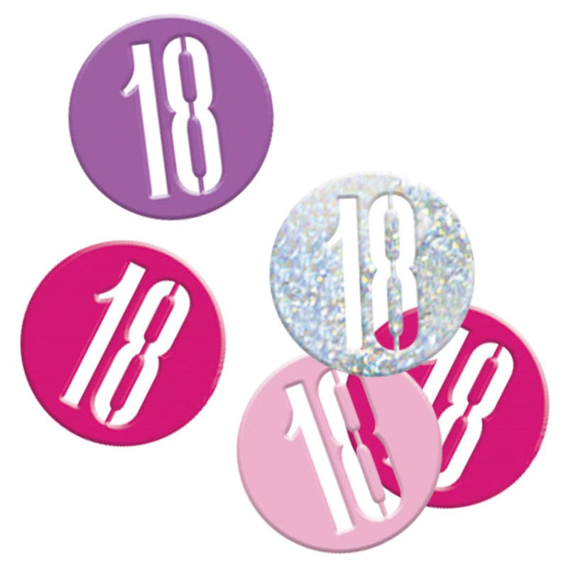 Konfetti Metall Glitz 14g #18 Pink