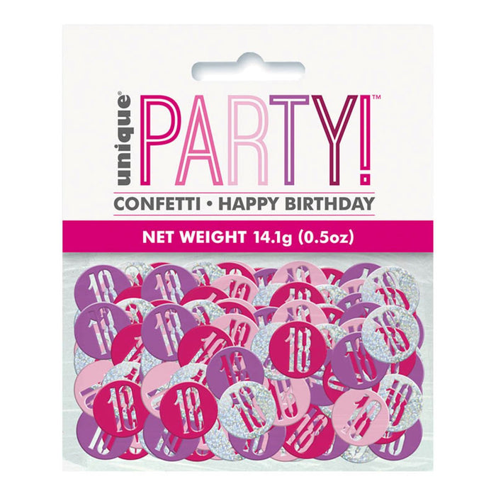 Konfetti Metall Glitz 14g #18 Pink