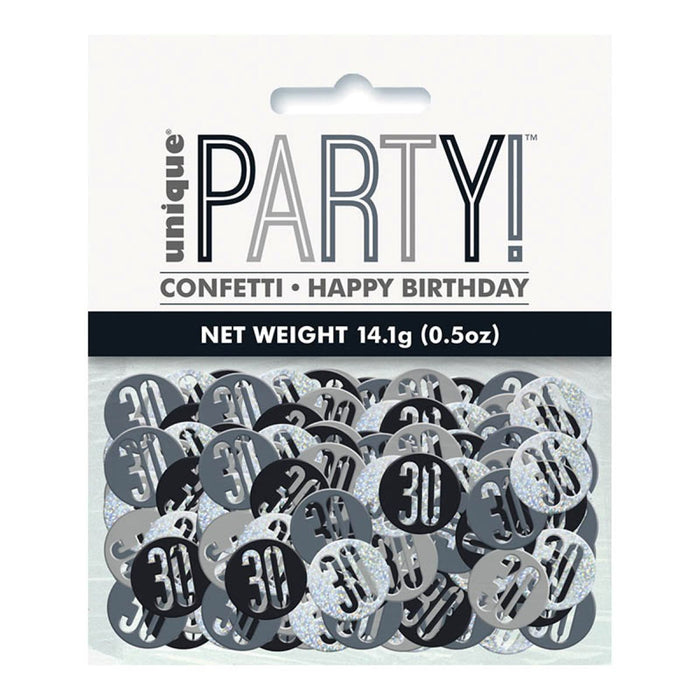 Konfetti Metall Glitz 14g #30 Schwarz