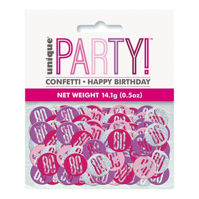 Konfetti Metall Glitz 14g #80 Pink