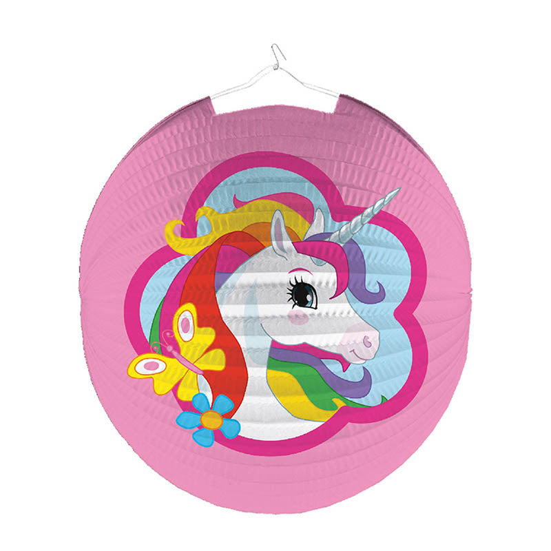 Lampion Einhorn Rosa ø25cm