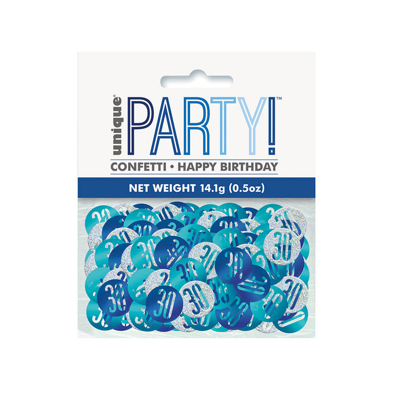 Konfetti Metall Glitz 14g #30 Blau
