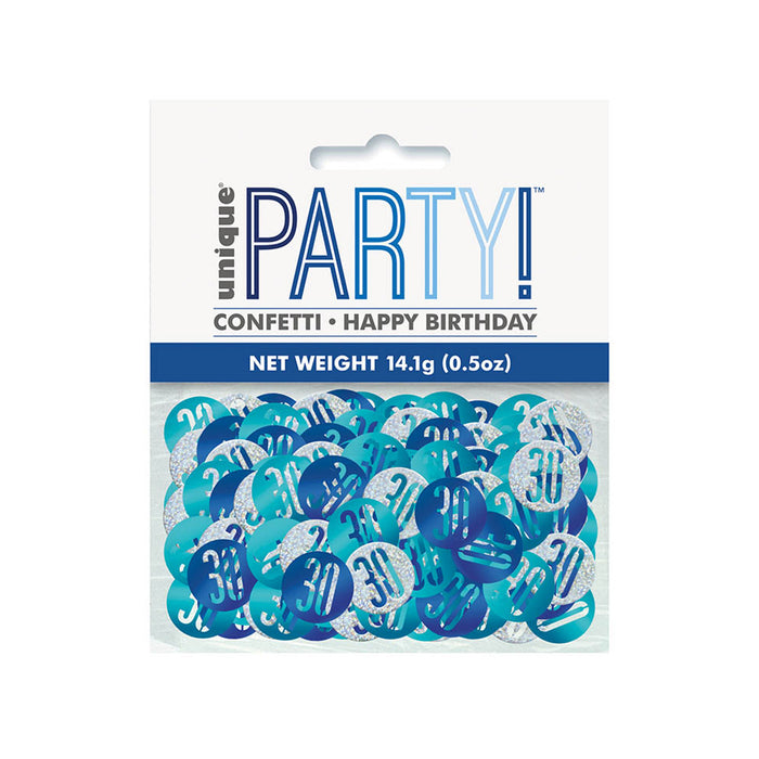 Konfetti Metall Glitz 14g #30 Blau