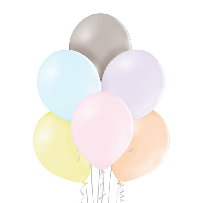 25 Stk. Luftballon Unifarben Ø 30cm | Bunt Macaron #322