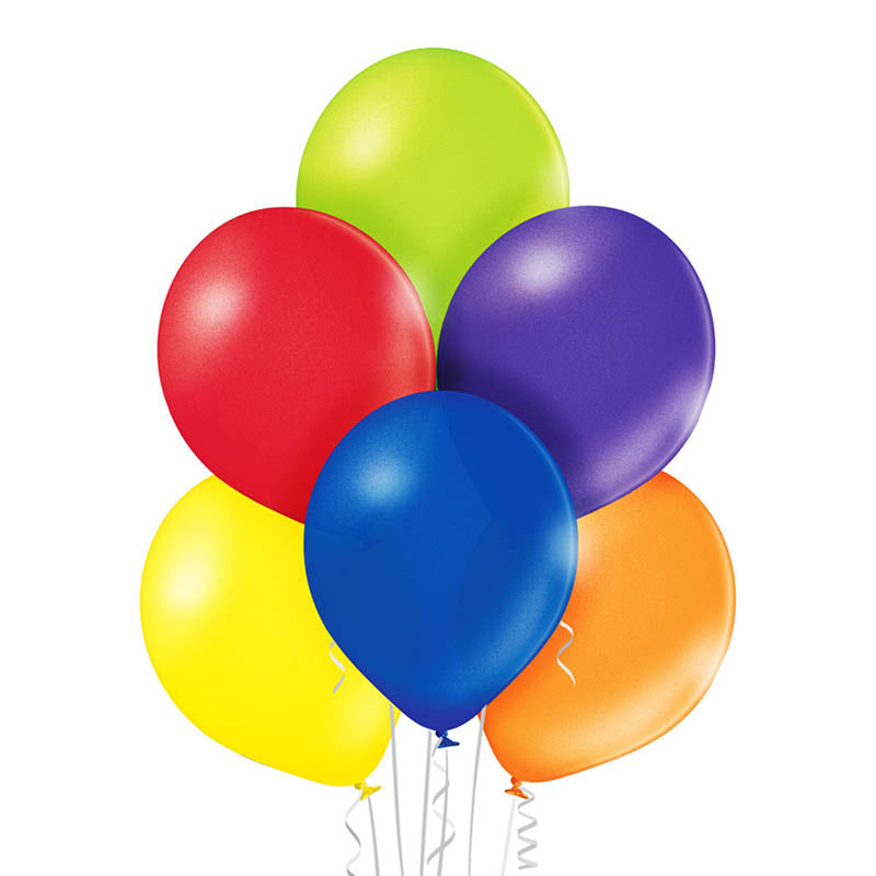 25 Stk. Luftballon Uni Metallic Ø 30cm |  Bunt #301