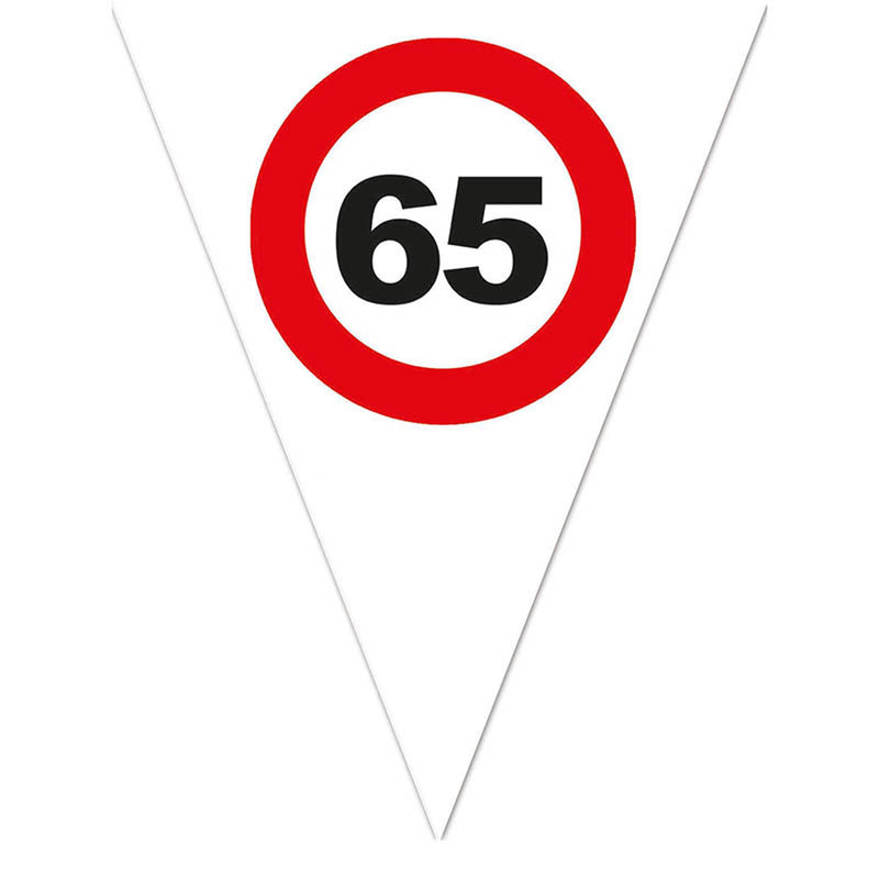 Wimpelkette PE Verkehrsschild #65 | ca. 5 m