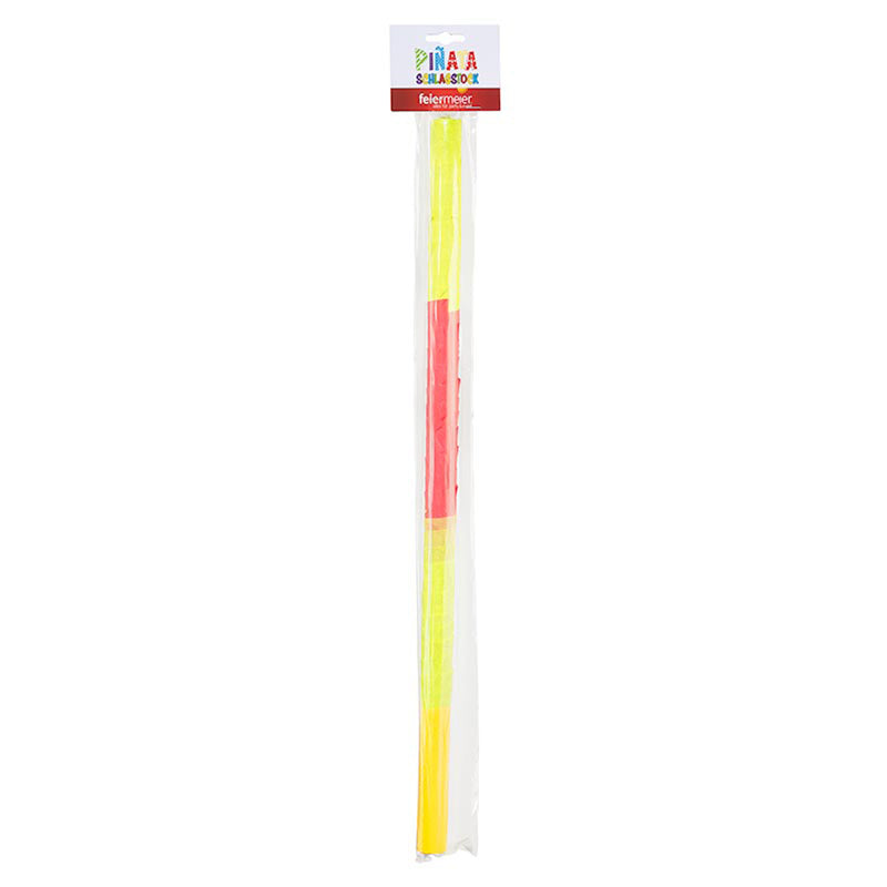 feiermeier - Bunter Piñata Schlagstock 60 cm | Stabiler Stock zum Zerschlagen von Piñatas