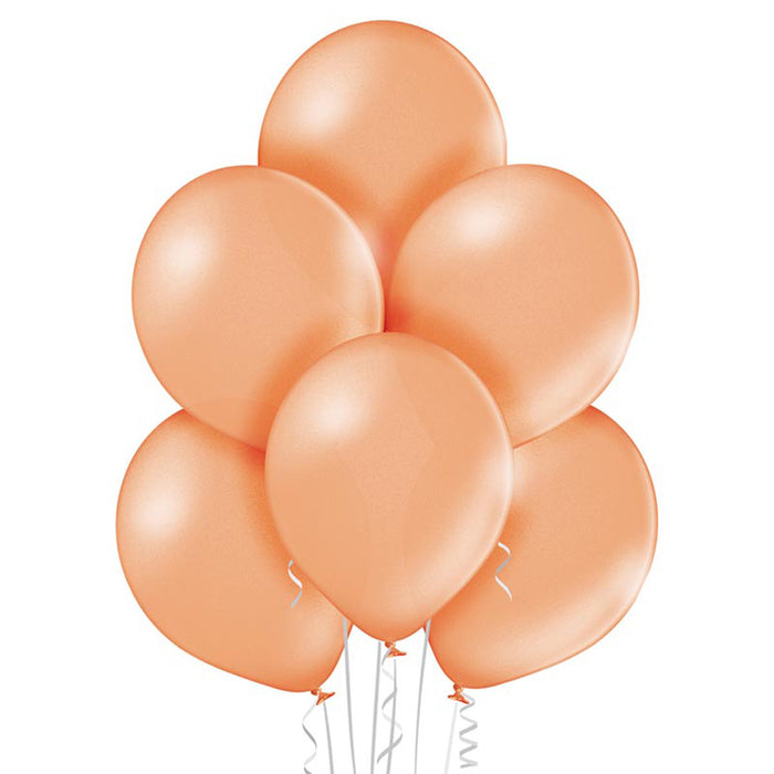 25 Stk. Luftballon Uni Metallic Ø 30cm |  Rosegold #091