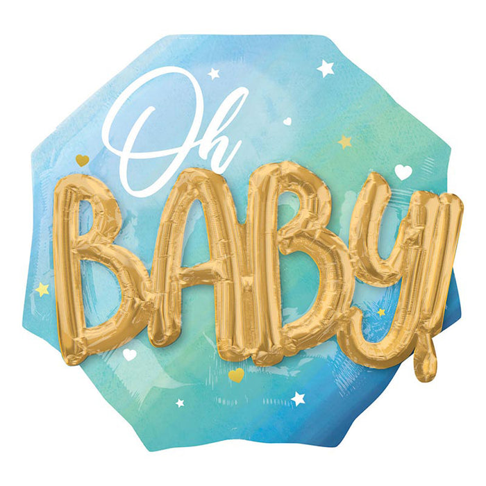 ABC36 Multi Oh Baby Boy P75 76x71cm