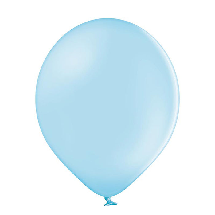 25 Stk. Luftballon Unifarben Ø 12cm | Hellblau #003