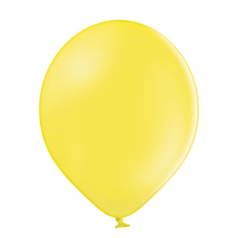 25 Stk. Luftballon Unifarben Ø 12cm | Gelb
