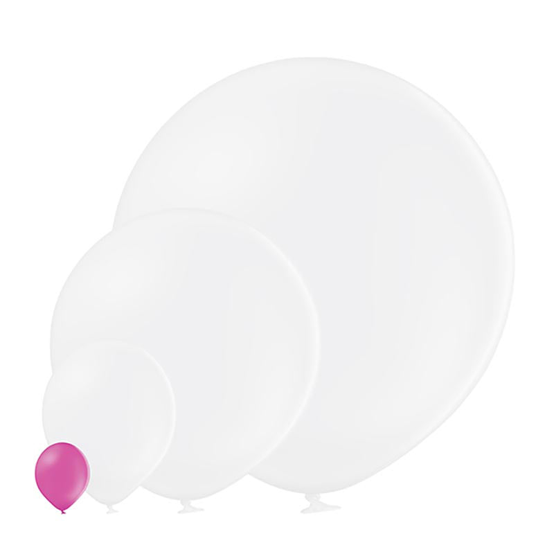 25 Stk. Luftballon Unifarben Ø 12cm | Magenta #010