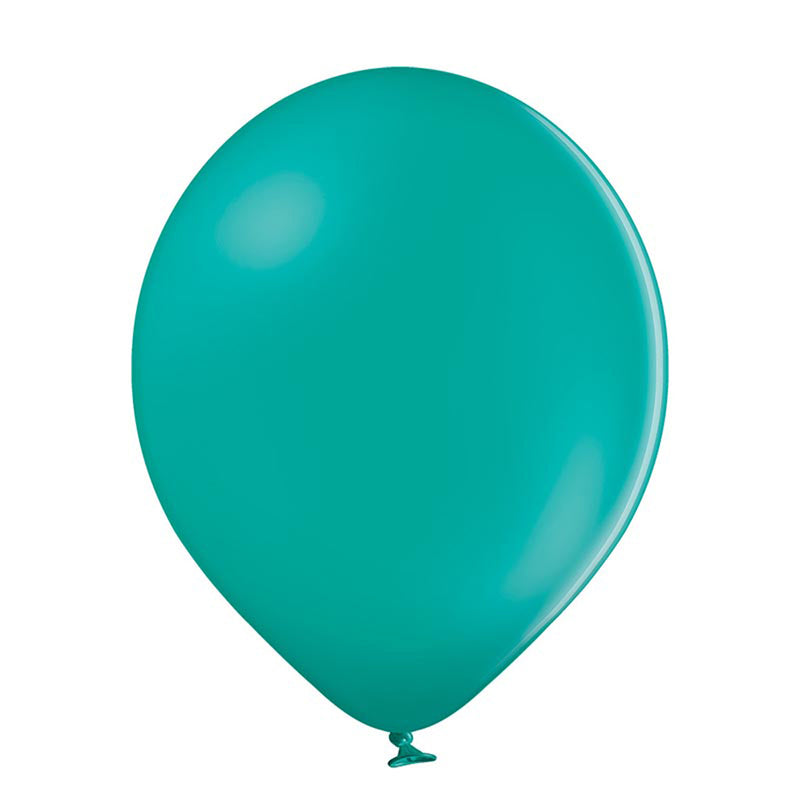 25 Stk. Luftballon Unifarben Ø 12cm | Türkis