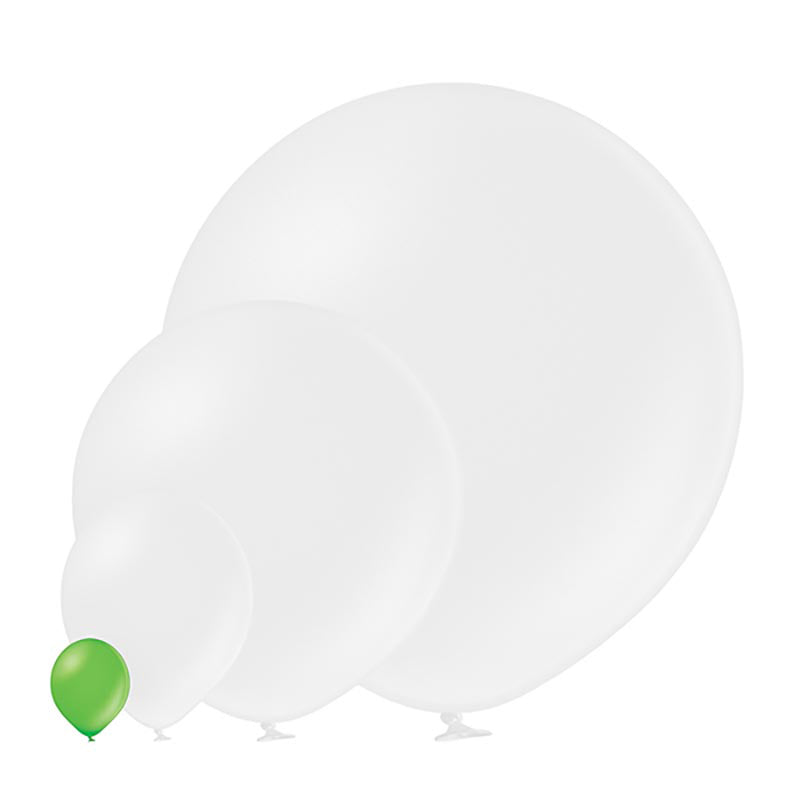 25 Stk. Luftballon Uni Metallic Ø 12cm | Limettengrün