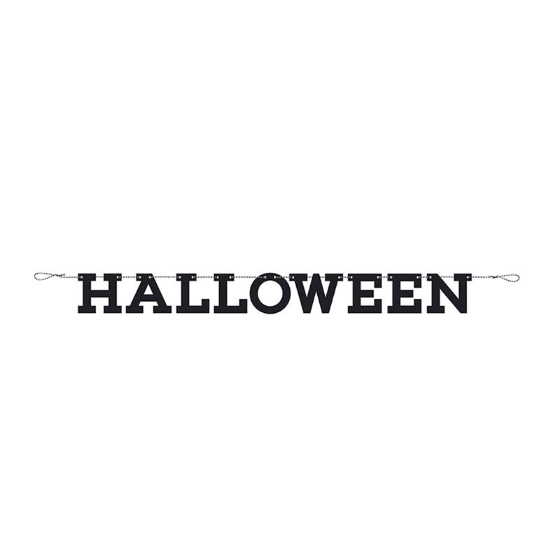 Buchstabengirlande Happy Halloween 2-teilig ca. 213 cm Halloween Dekoration