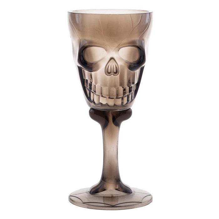 Becher Kelch "Totenkopf" 15cm | Schwarz