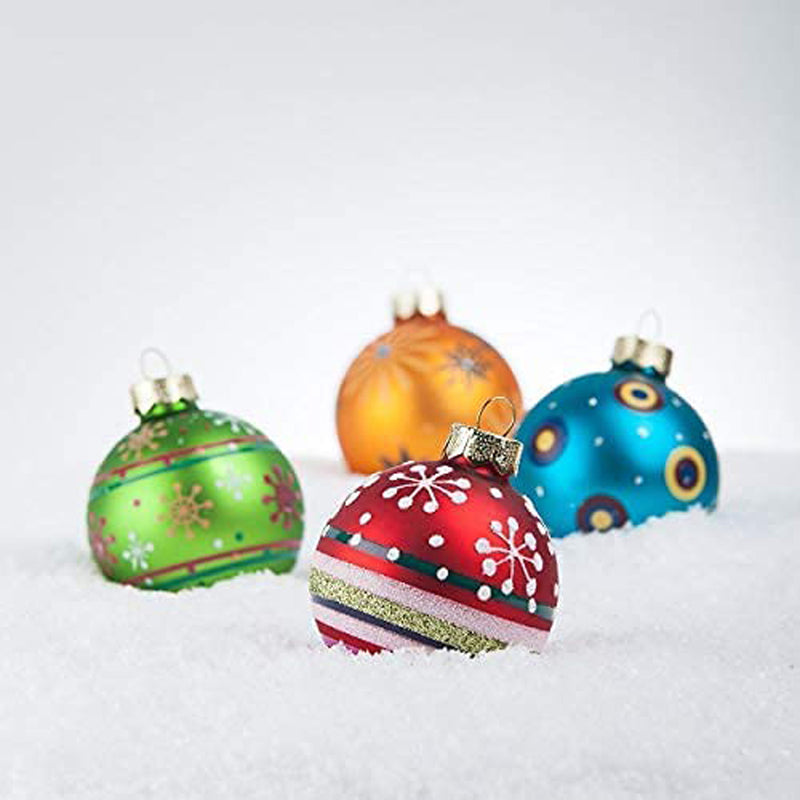 Weihnachtskugeln Vinezia 40 Stk | 4 cm (10 Stk.), 6 cm (16 Stk.), 8 cm (14 Stk.) | Edle Christbaumkugeln