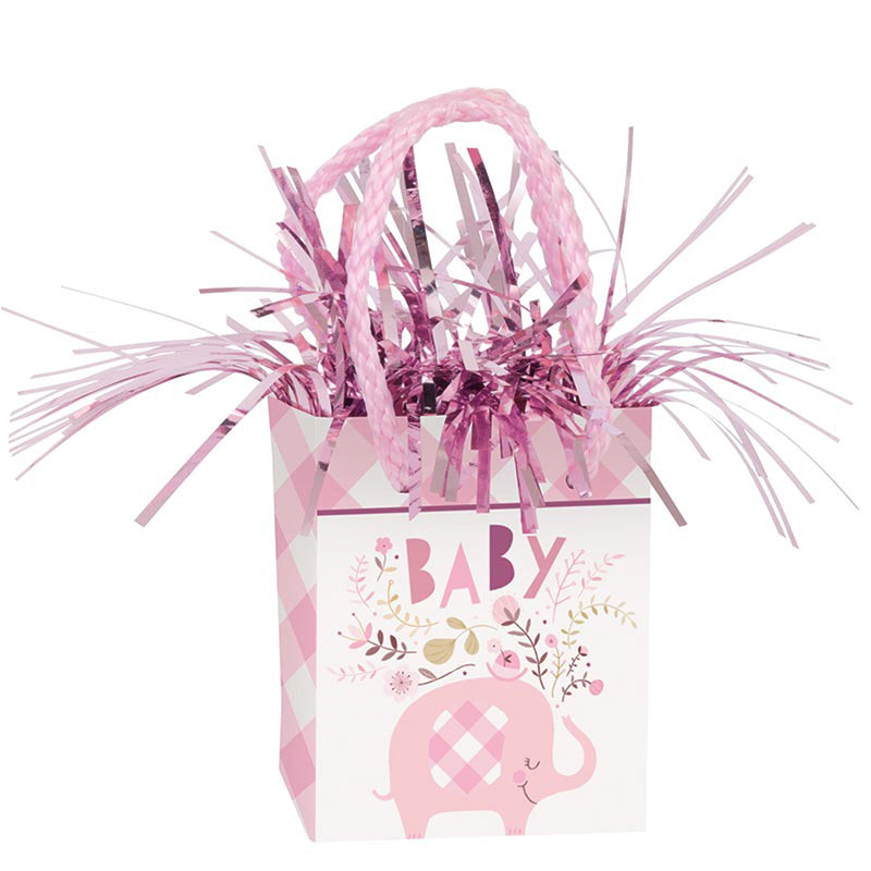Ballongewicht 170g Tüte Elefant Floral Pink