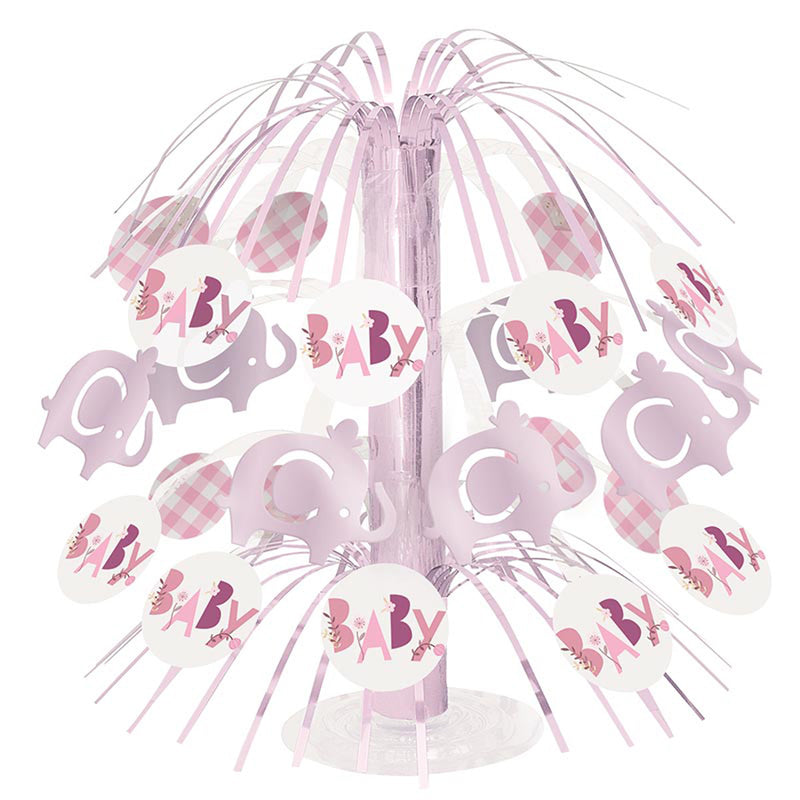 Kaskade Elefant Floral Pink ca. 21cm