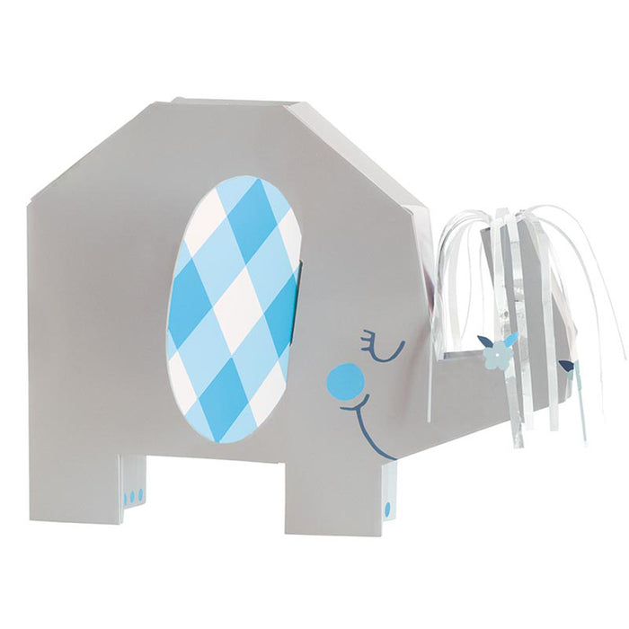 Tischaufsteller Elefant Floral Blau 1Stk.