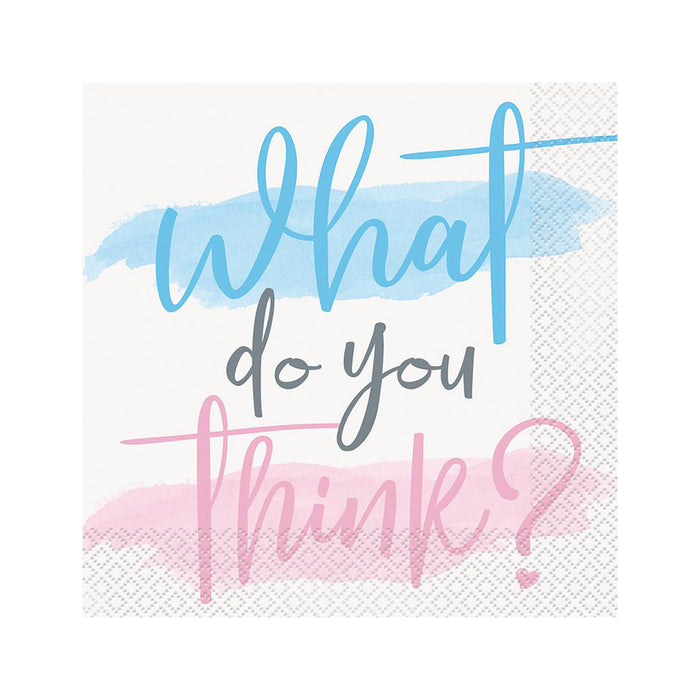 Servietten "Gender Reveal" | 16Stk./ 33x33cm