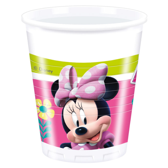 Plastikbecher Minnie Junior 8Stk./200ml Neu