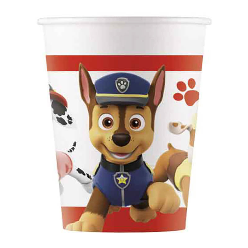 Pappbecher Paw Patrol Ready Action 200ml/8Stk.PEFC