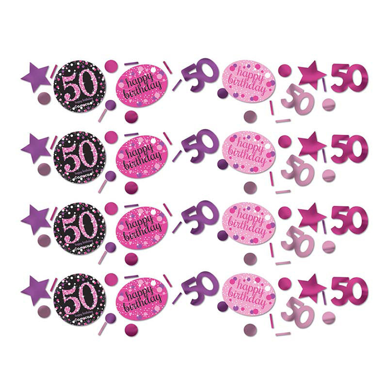 Konfetti Metall 34g Sparkling Pink #50