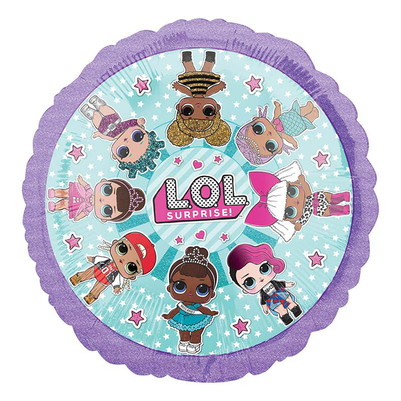 ABC18 Folienballon "LOL Surprise" S60 | Ø 45 cm
