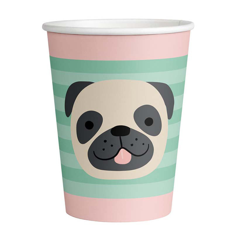 Pappbecher Hello Pets 250ml/8Stk.