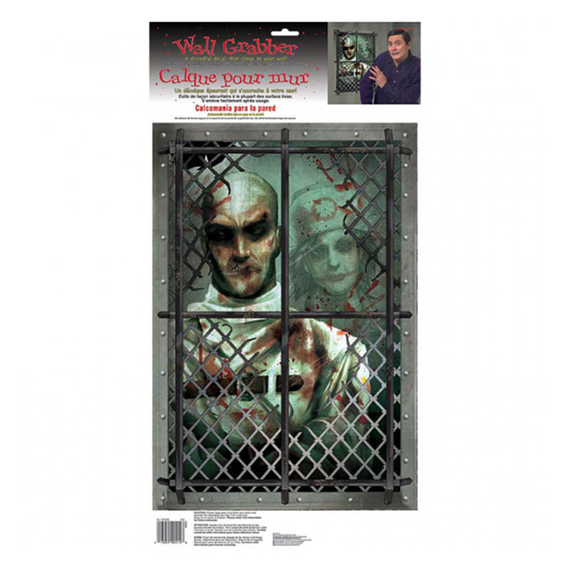 Wanddeko Irrenanstalt Vinyl, 60,3 x 31,1 cm