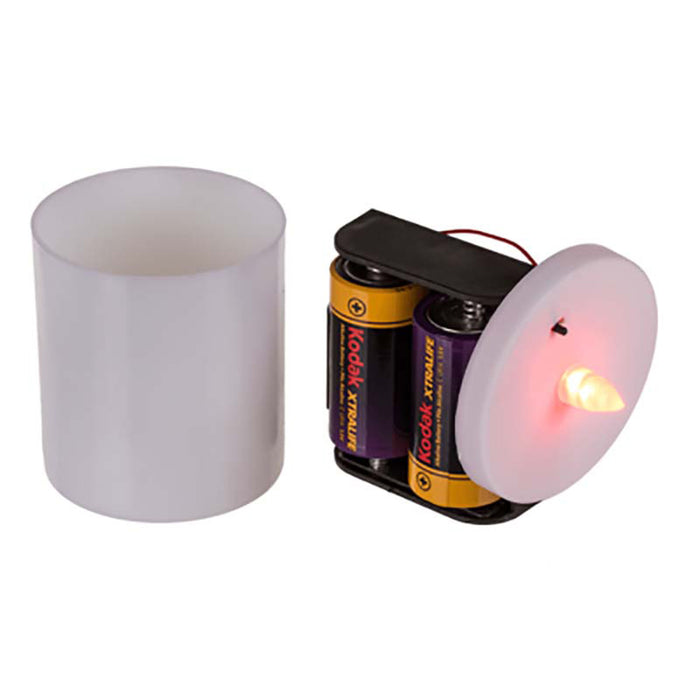 Grablicht mit LED ca. 12,5 x 7 cm für 2 Batterien