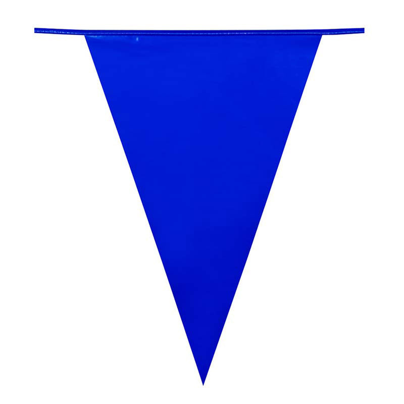 Wimpelkette PE 20x30cm L: 10m | Blau