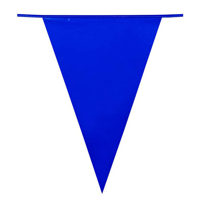 Wimpelkette PE 20x30cm L: 10m | Blau