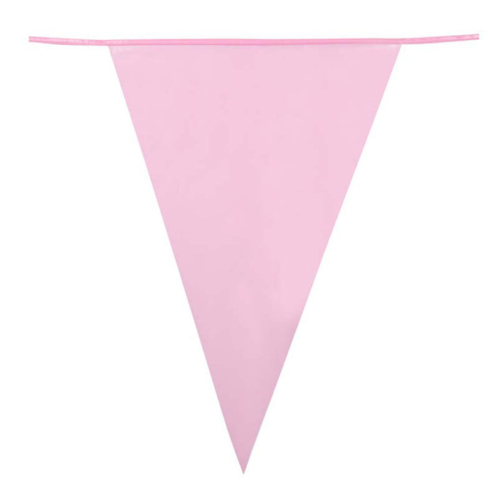 Wimpelkette PE 20x30cm L: 10m | Rosa
