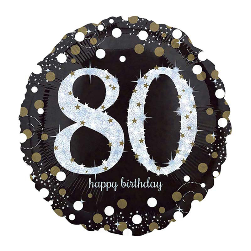 18"/Ø43cm Folienballon "Sparkling Gold" | #80