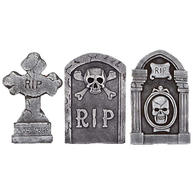 Halloween Deko Grabstein | 1 Stück - 37 cm