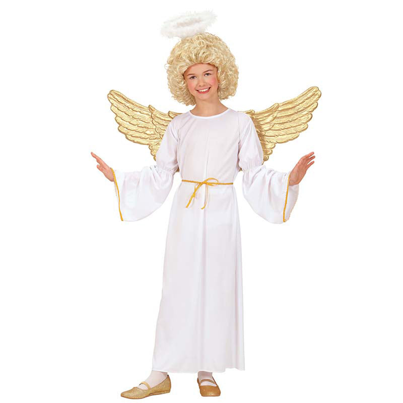 Kostüm Kid Engel (Kleid, Heiligenschein)