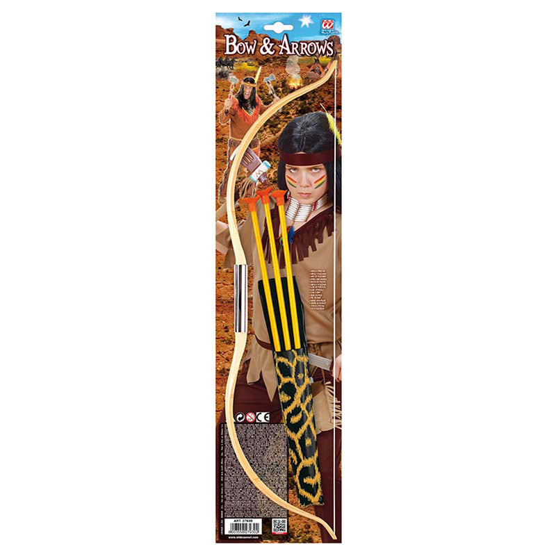 Waffe Bogen und Pfeile 51 cm