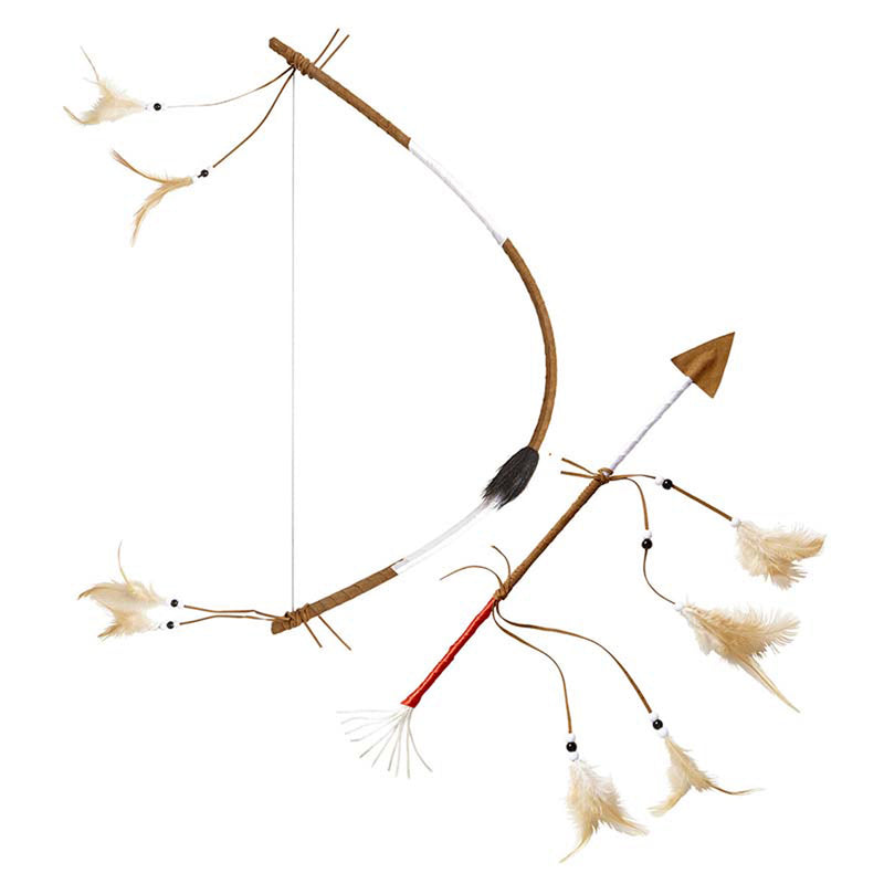 Waffe Bogen und Pfeile 60 cm