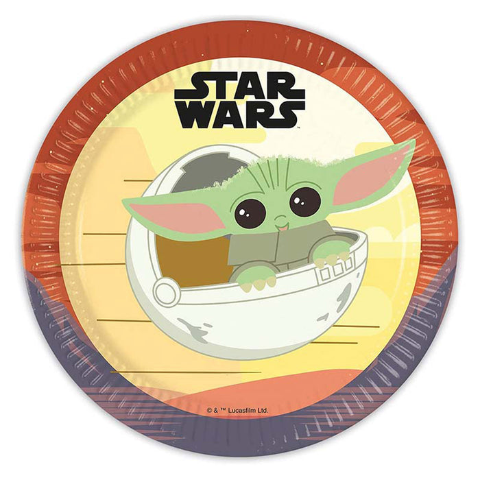 Pappteller The Mandalorian | Ø23cm/8Stk. FSC