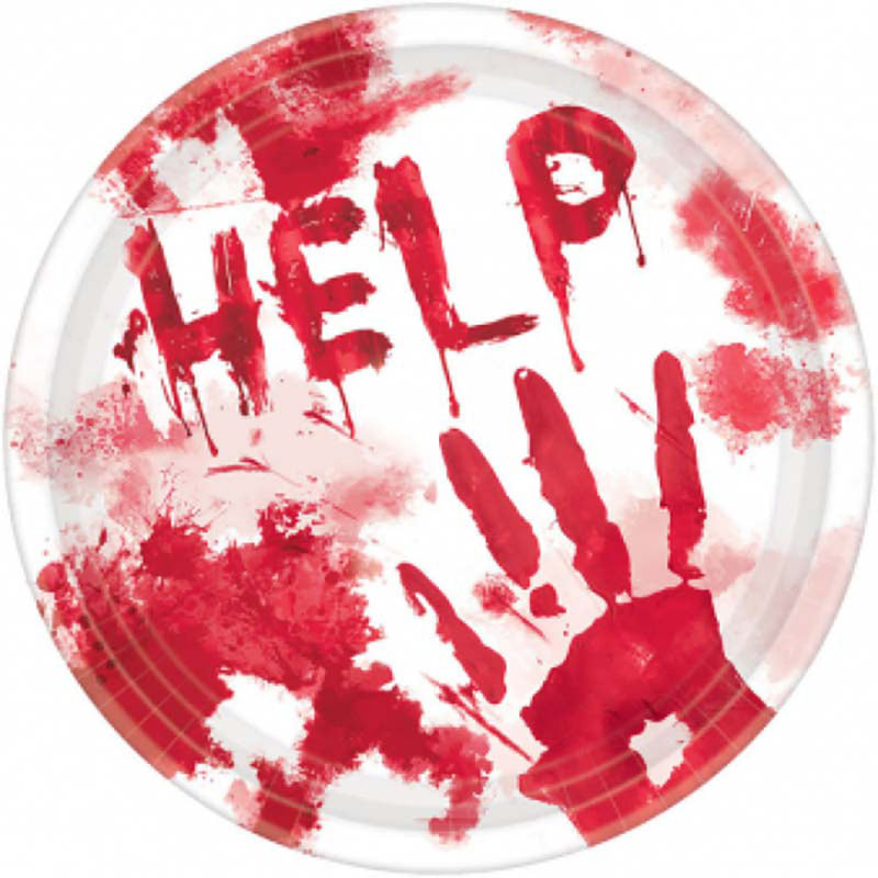 Pappteller "Halloween Help" | Ø23cm/8Stk.