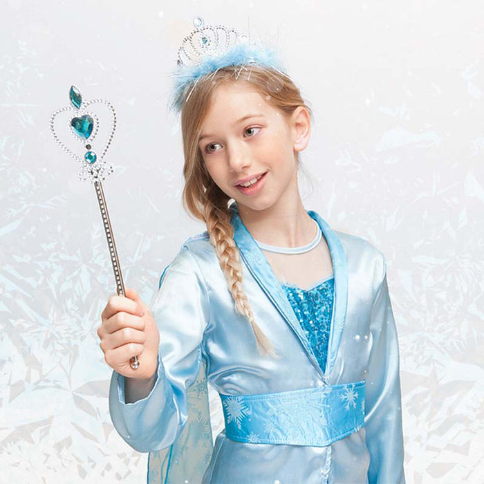 Kostüm Kid Schneeprinzessin Gr. 110/128
