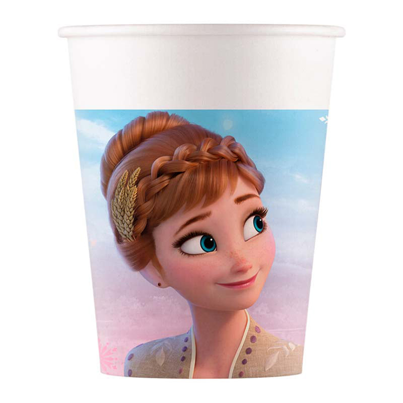 Pappbecher Frozen II Wind Spirit 200ml/8 Stk. PEFC