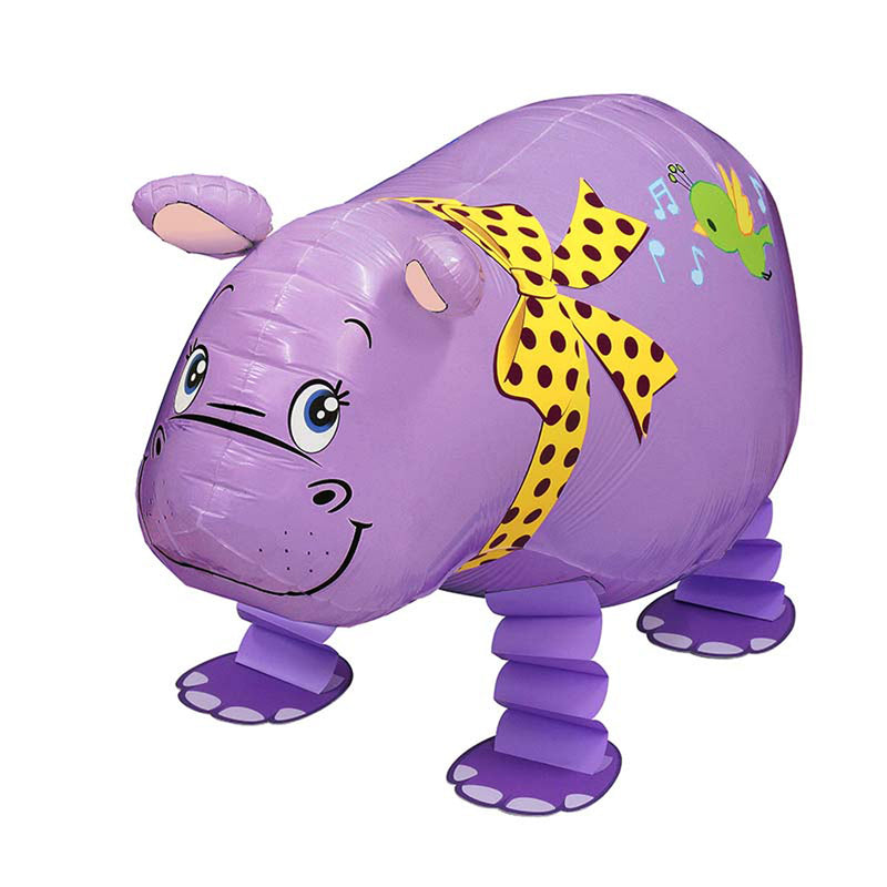 Airwalker Folienballon "Baby Hippo" | 55 cm