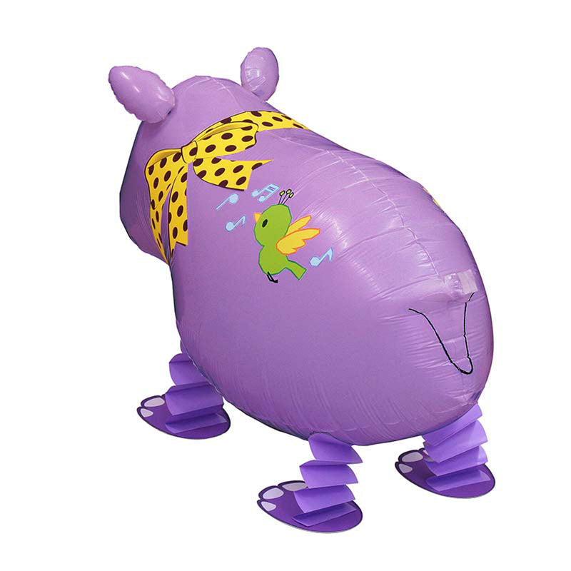 Airwalker Folienballon "Baby Hippo" | 55 cm