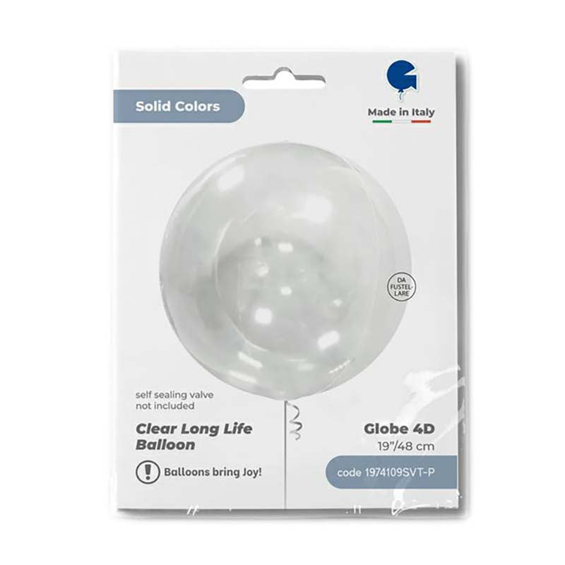 ABC 4D Orbz Globe Transparent 19" nicht selbstverschließend